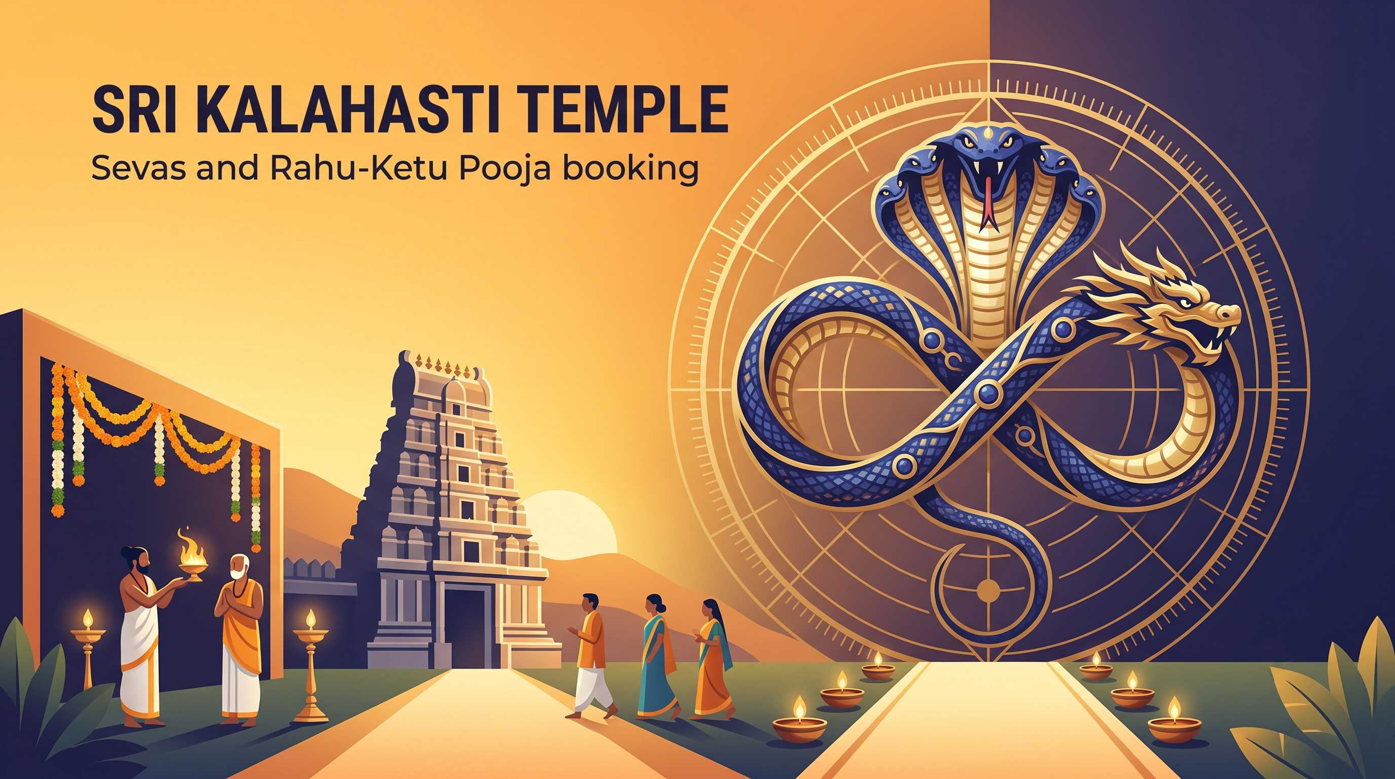 Sri Kalahasti Temple Sevas and Rahu Ketu Pooja Online Booking Guide