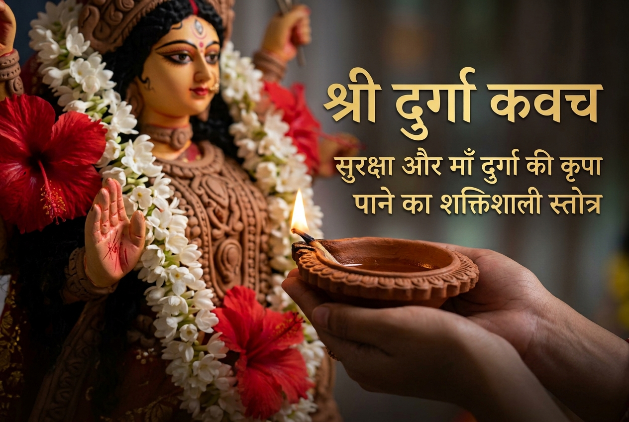 श्री दुर्गा कवच का पूरा पाठ हिंदी में